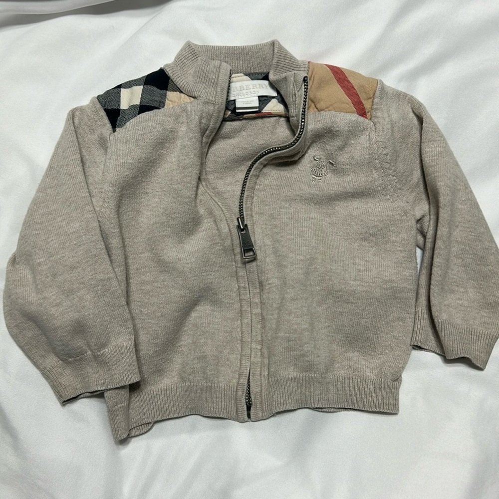 Burberry baby boy sweater 9M
